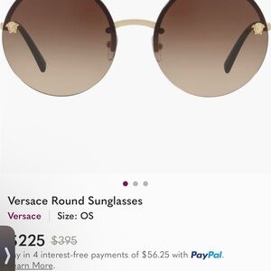 Versace Gradient Brown Sunglasses
